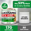 dogdopethea2 Pack Glucosamine for Dogs With Chondroitin Joint Pain Relief Made in USA